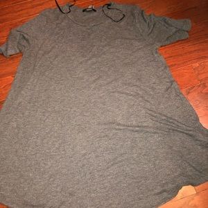 Gray Short Sleeve T Shirt